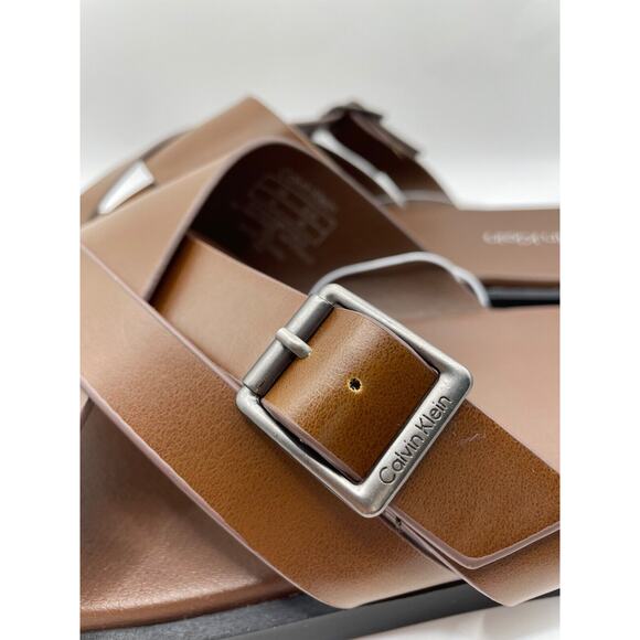 Men\'s Calvin Klein Brown Sandals/Slides Size 12 main image 6